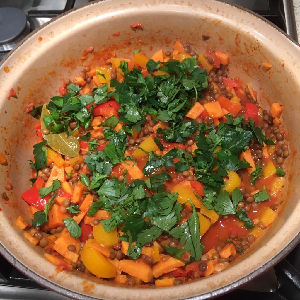 Diëtist Assen Linzen met paprika en cajunkruiden