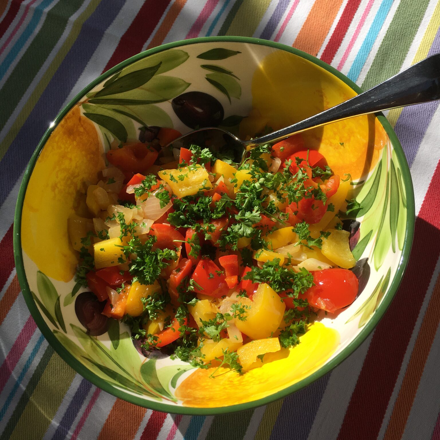 Diëtist Assen Groente gerecht met gewokte paprika’s